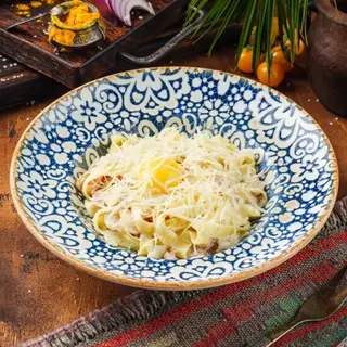 Фетучини карбонара — Ресторан Халиф