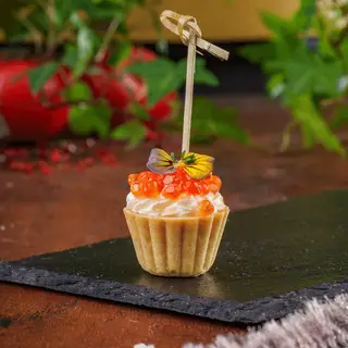 Тарталетки с красной икрой — Ресторан Халиф