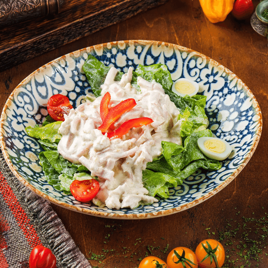 Теплый салат Тавук — Ресторан Халиф