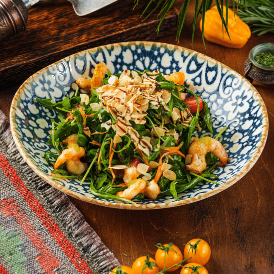 Руккола с&nbsp;тигровыми креветками — Ресторан Халиф