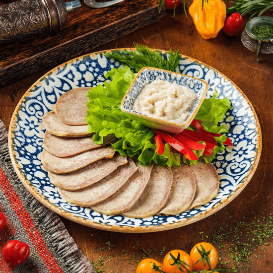 Язык телячий с&nbsp;хреном — Ресторан Халиф