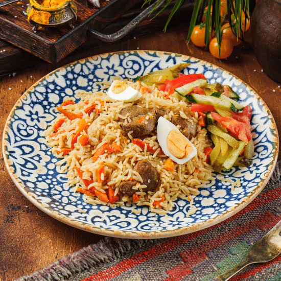 Плов по-узбекски (чайхански) — Ресторан Халиф