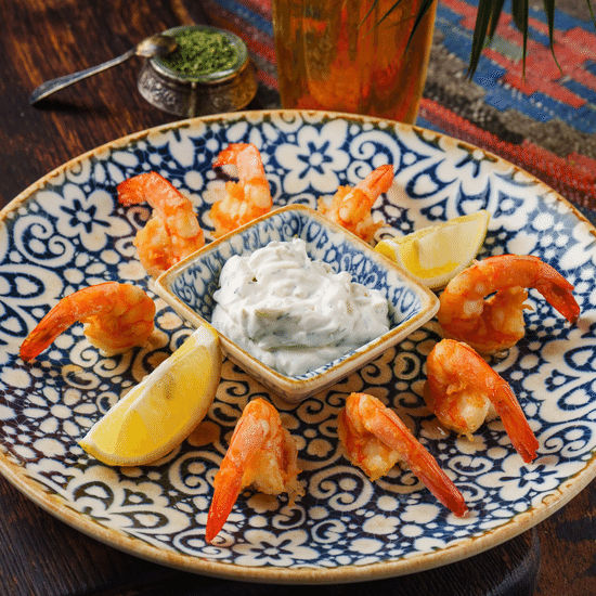 Креветки жареные — Ресторан Халиф