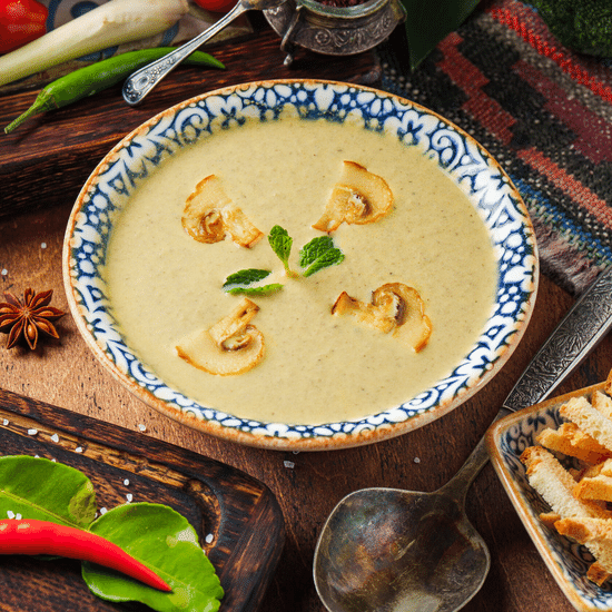 Суп-крем грибной — Ресторан Халиф