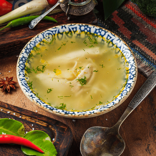 Куринный суп&nbsp;с домашней лапшой — Ресторан Халиф