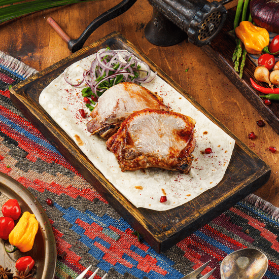 Шашлык из&nbsp;свиной корейки — Ресторан Халиф