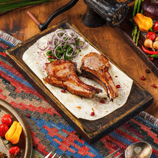 Шашлык из&nbsp;телячьей корейки — Ресторан Халиф