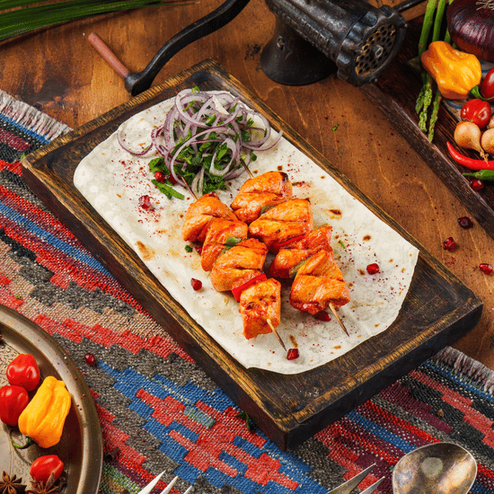 Шашлык из&nbsp;куриных грудок — Ресторан Халиф