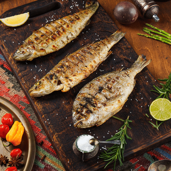 Сибас на&nbsp;мангале — Ресторан Халиф