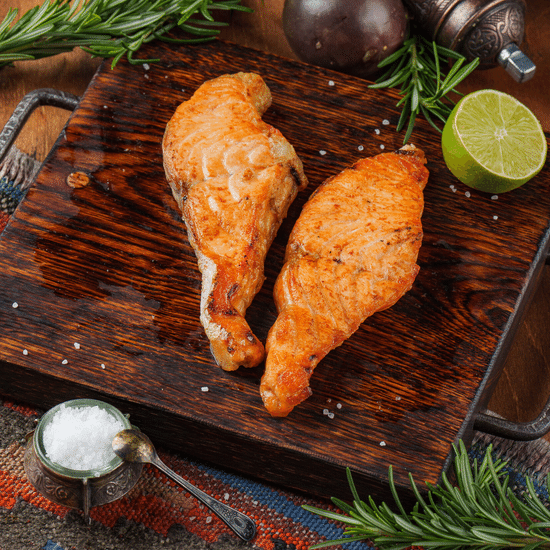 Стейк из&nbsp;семги на&nbsp;мангале — Ресторан Халиф