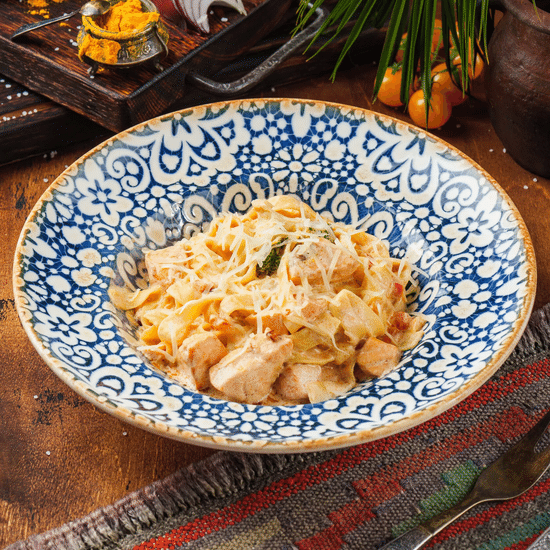 Фетучини сальмон — Ресторан Халиф